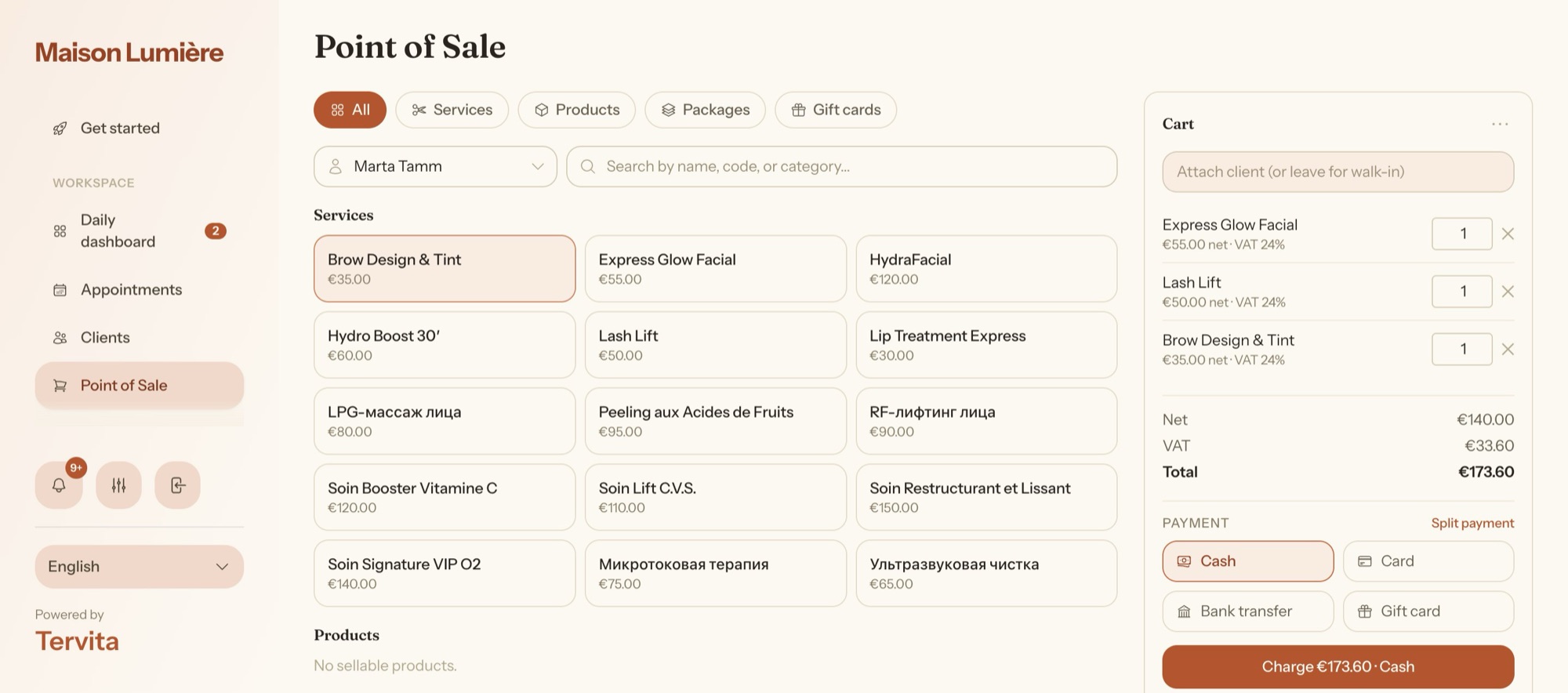 Tervita — Point of sale