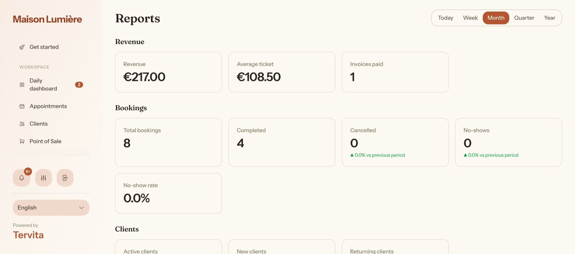 Tervita — Reports & analytics